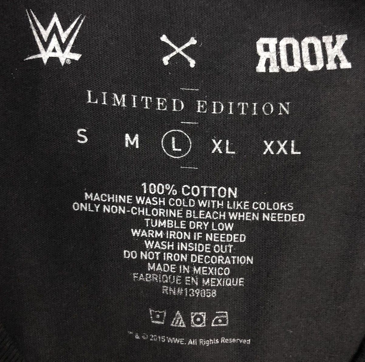WWE Vintage WWE X Rook Limited Edition T-Shirt Size US L / EU 52-54 / 3 - 10 Thumbnail