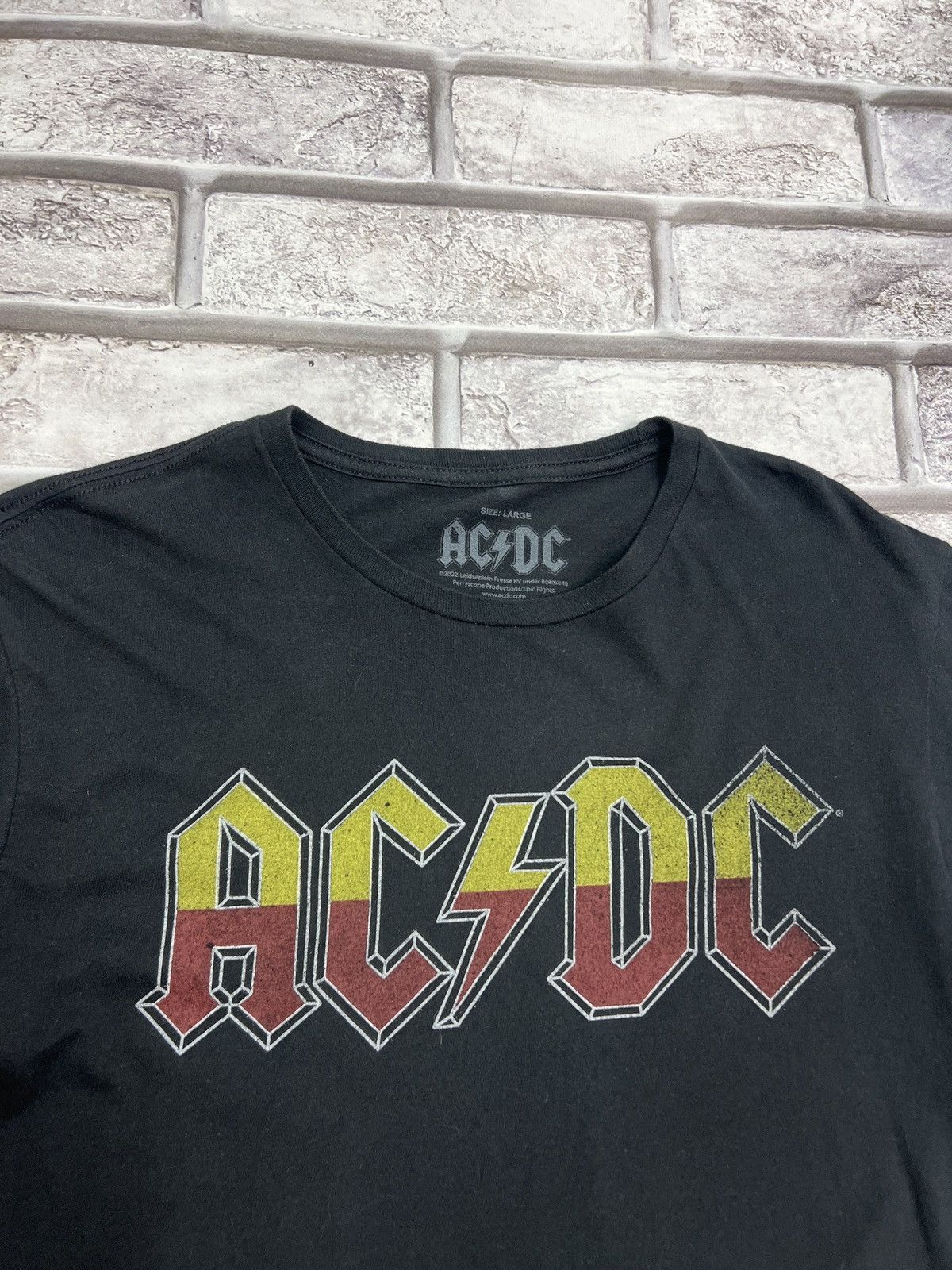 AC/DC × Band Tees × Vintage AC/DC World Tour 1982 T-shirt Size US L / EU 52-54 / 3 - 3 Thumbnail