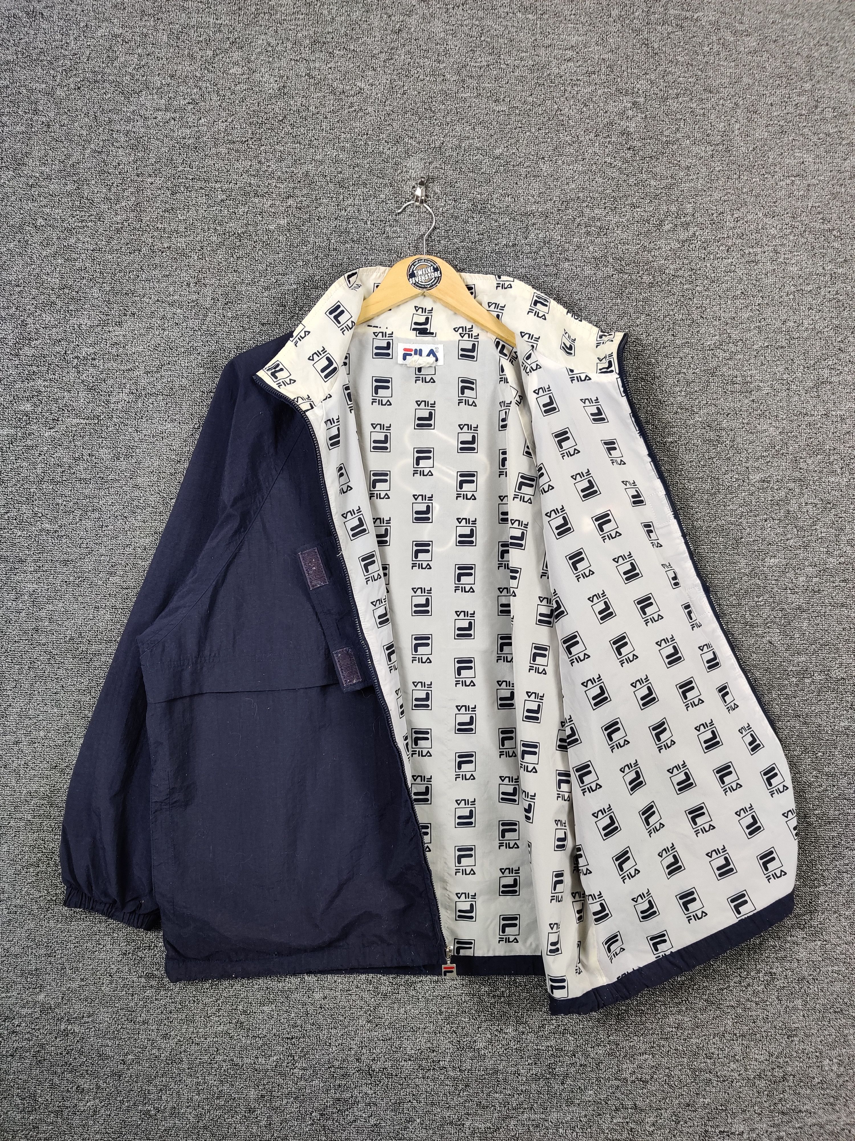 Fila Vintage Fila Reversible Fullprint Jacket Size US L / EU 52-54 / 3 - 6 Thumbnail