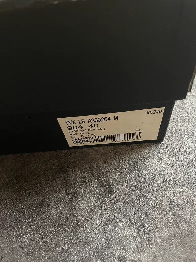 Saint Laurent Paris Saint Laurent Paris High Top Blue and White Patchwork Snea Size US 7 / EU 40 - 9 Thumbnail