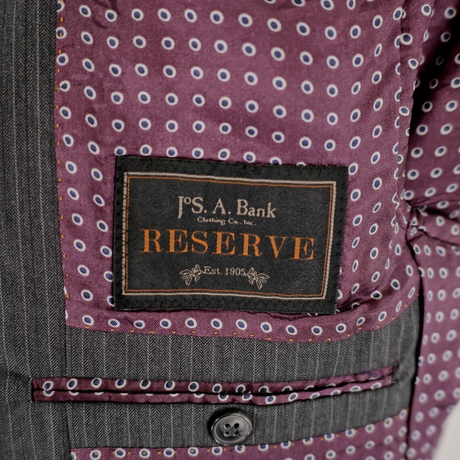 Jos. A. Bank Jos A Bank Reserve Fratelli Tallia Di Delfino Super 130s Woo Size 40L - 9 Thumbnail