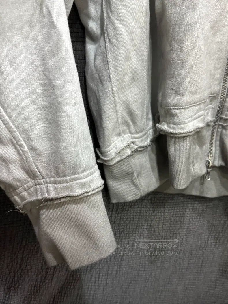 Julius Julius Distressed frayed zip-up hooded sweatshirt jacket Size US S / EU 44-46 / 1 - 6 Thumbnail
