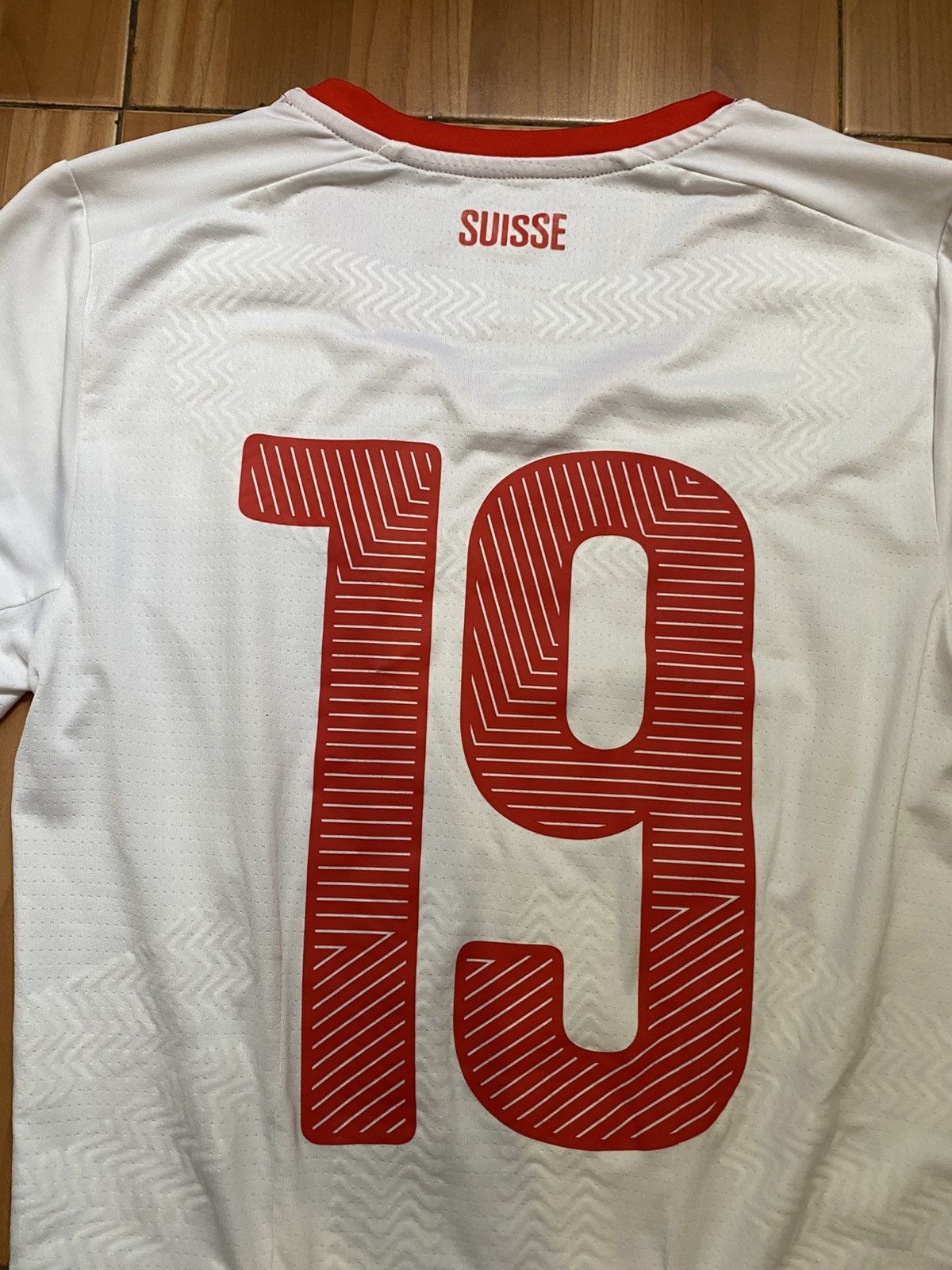 Puma Puma Switzerland 2014 World Cup Football Away Jersey #19 Size M / US 6-8 / IT 42-44 - 9 Thumbnail