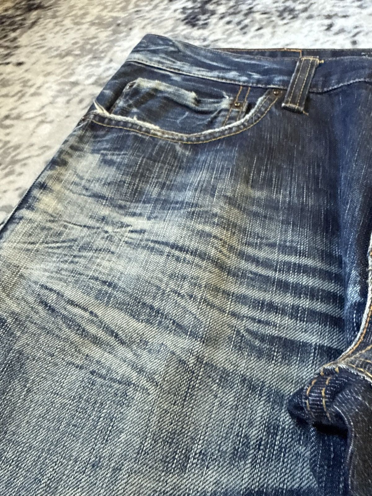 Edwin Rare Edwin 511 X-ray Shadow Wash Flared Jeans Size US 32 / EU 48 - 12 Thumbnail