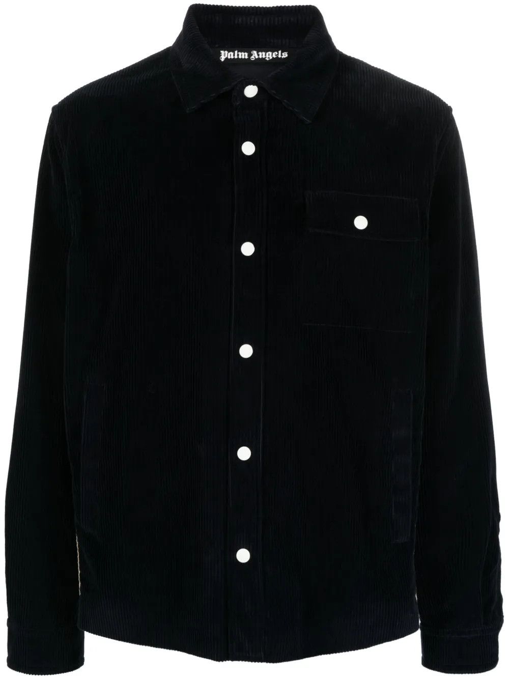Palm Angels o1y0325 Solid Color Shirt in Black Size US S / EU 44-46 / 1 - 1 Thumbnail