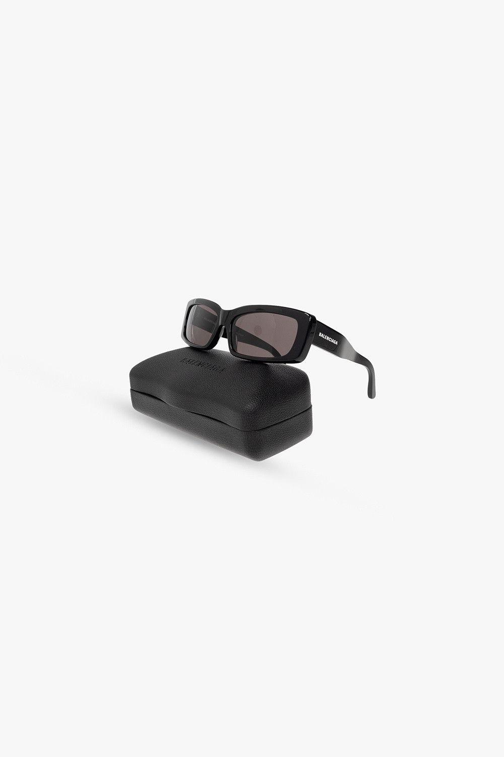 Balenciaga o1in1g1024 Size : OS / Oversize Rectangle Sunglasses Black Size ONE SIZE - 4 Thumbnail