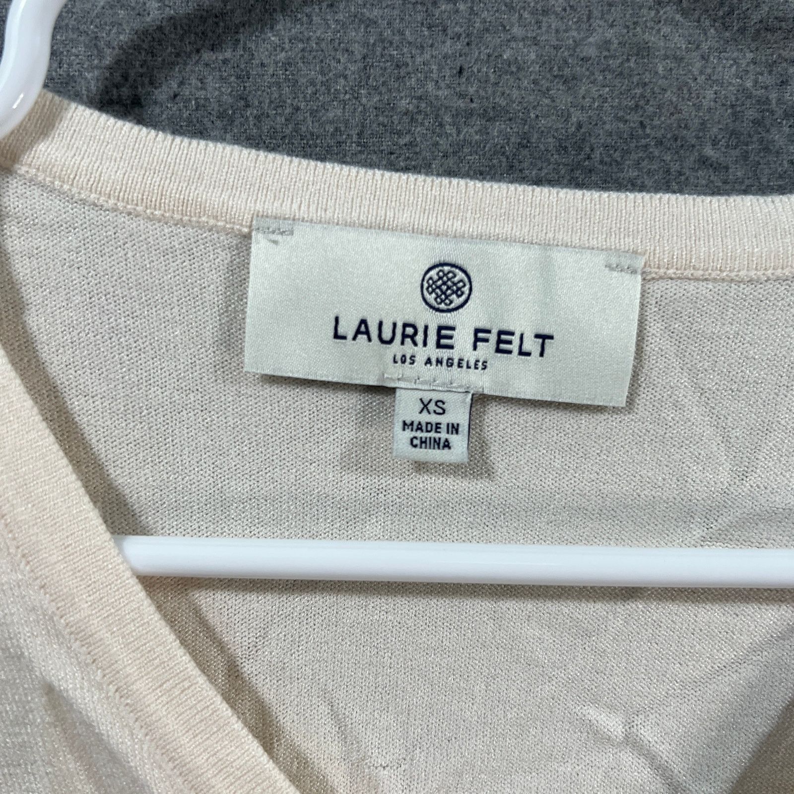Other Laurie Felt 3/4 Sleeve Susater w/ Butterfly Embroider Size XS / US 0-2 / IT 36-38 - 3 Thumbnail