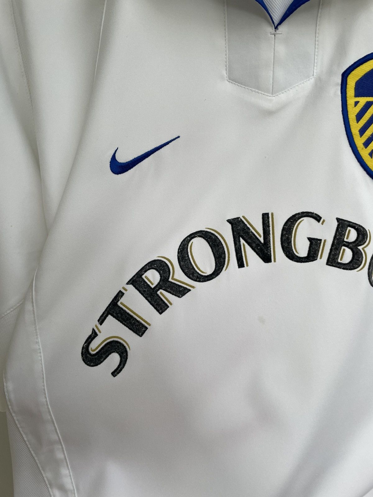 Nike Leeds United FC 2002 2003 Home Football Shirt Soccer Jersey Size US M / EU 48-50 / 2 - 9 Thumbnail