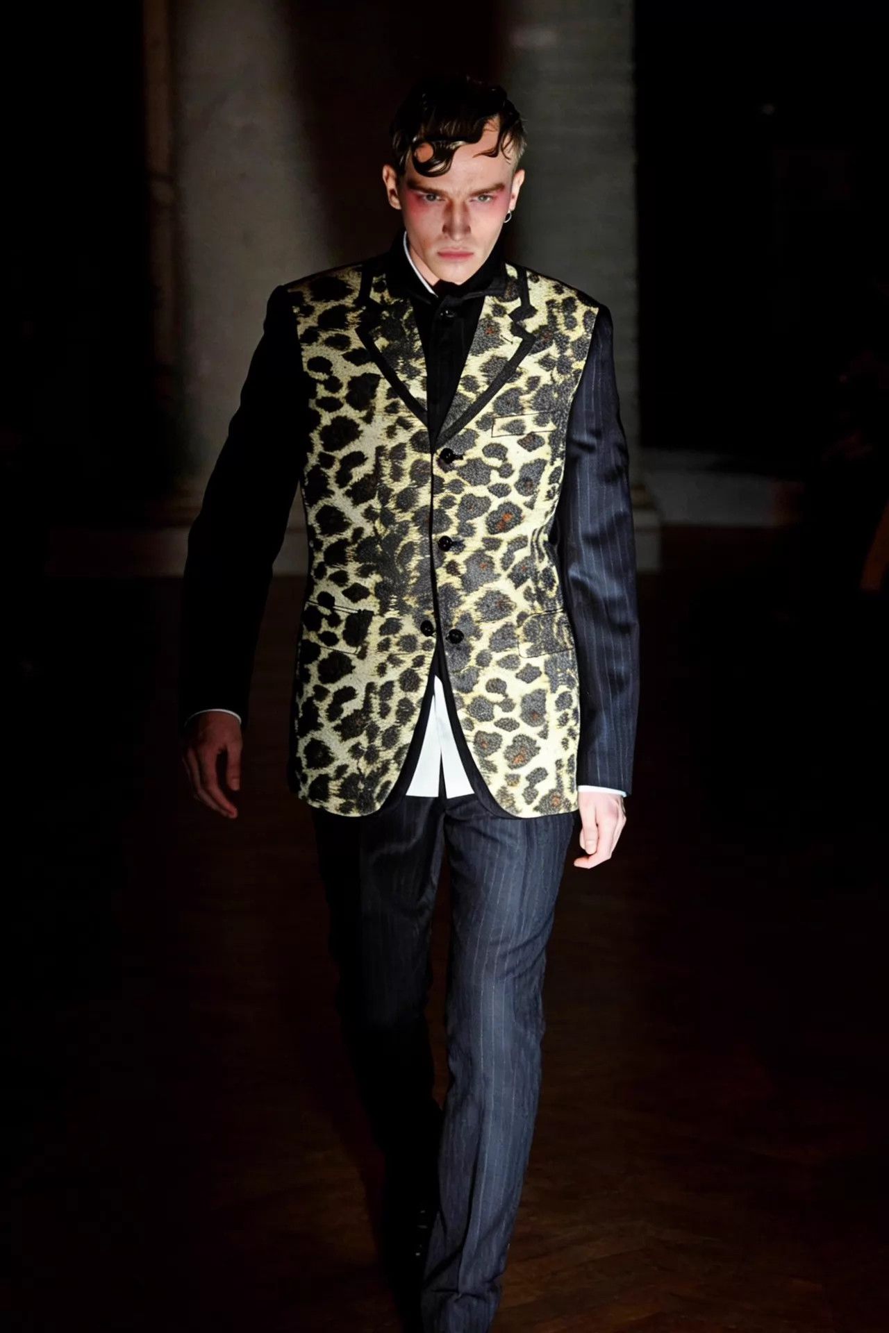 Comme des Garcons CDG HOMME PLUS 09AW Leopard Print Wool Jacket XS Size US XS / EU 42 / 0 - 2 Thumbnail