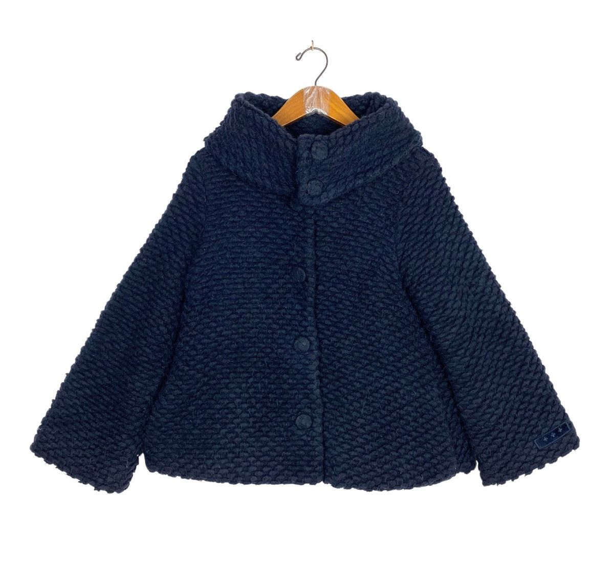 TATRAS TATRAS Glora Wool Knit Down Jacket Navy Blue Made Poland Size M / US 6-8 / IT 42-44 - 1 Thumbnail