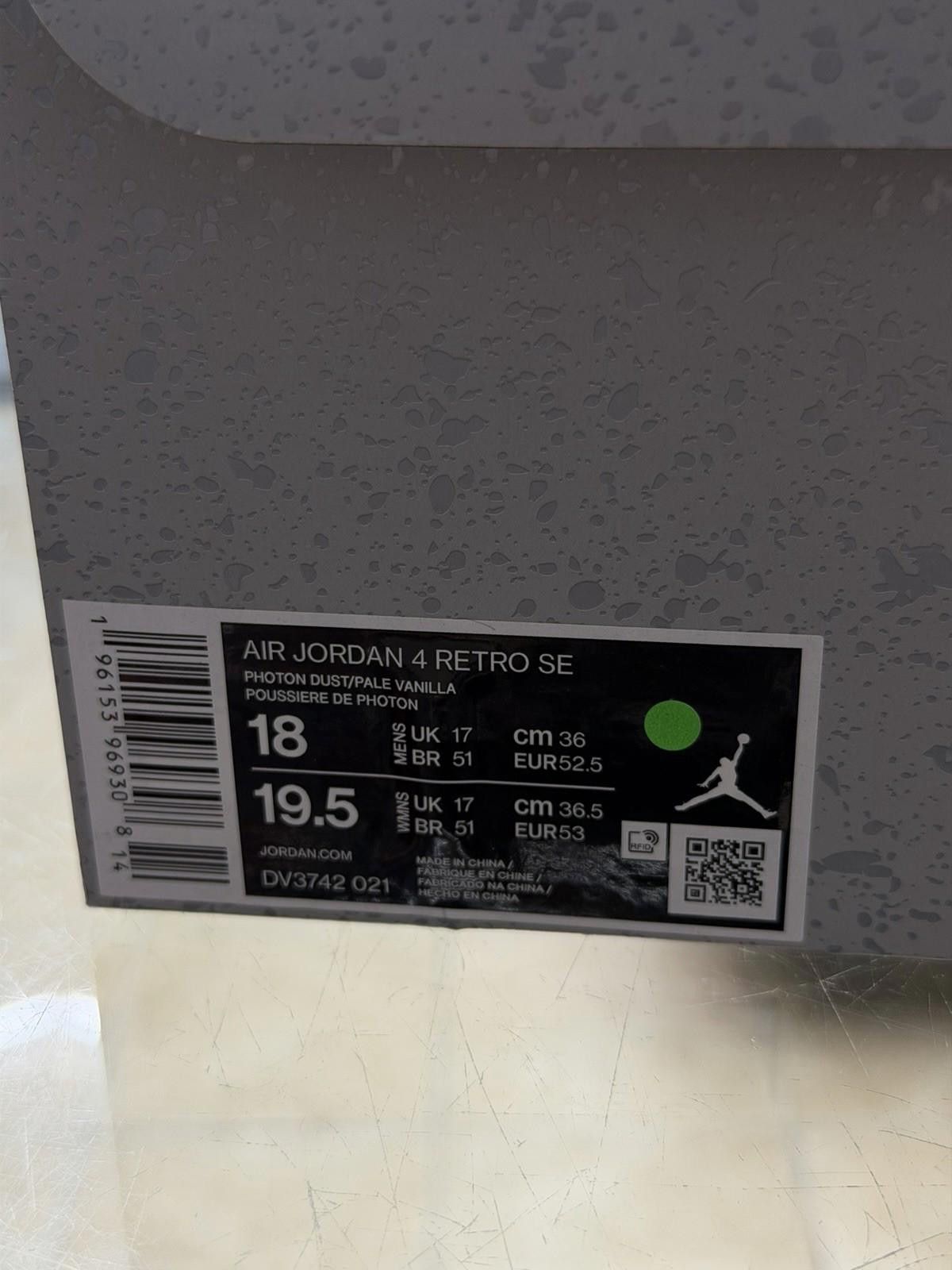 Jordan Brand Jordan 4 Retro SE Craft Size (18) Brand New DV3742-021 Size US 15 / EU 48 - 10 Thumbnail