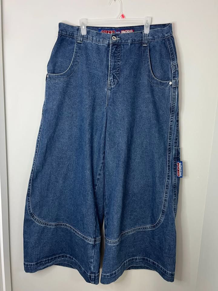 JNCO Vintage JNCO Kangaroo Jeans 34" Opening Baggy Denim Size US 36 / EU 52 - 2 Thumbnail