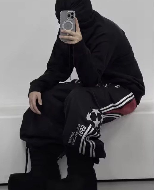 Other street retro stripes letter hip-hop sweatpants Size US 31 - 5 Thumbnail