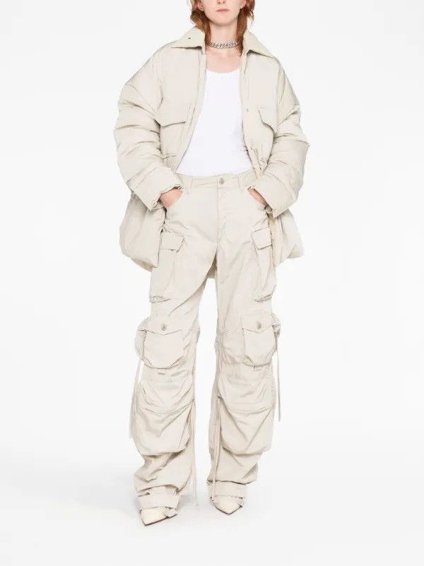 Other The Attico - Marc Forne - Beige Fern Cargo Pants Size US 29 - 4 Thumbnail