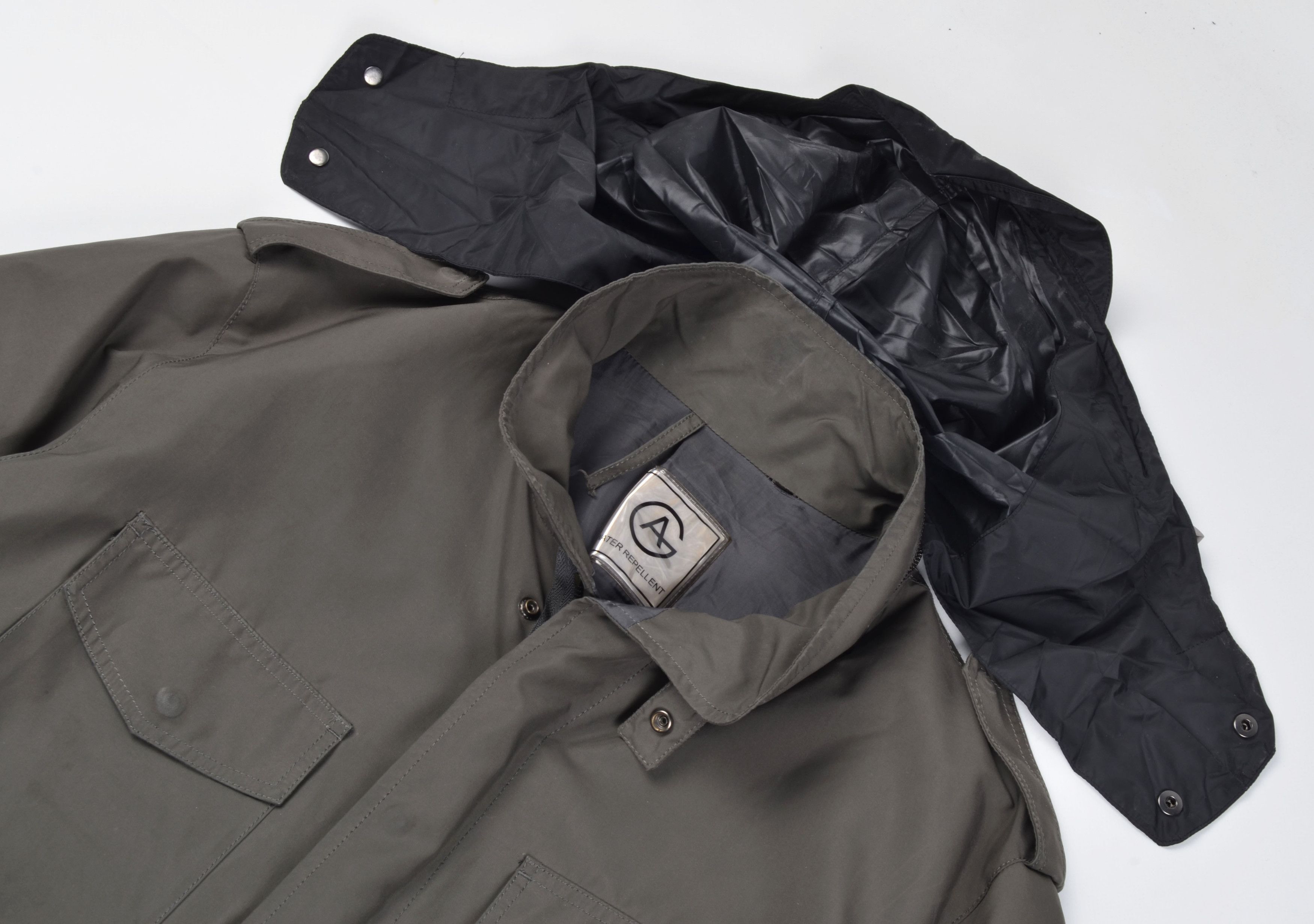 Armani Collezioni Vintage Armani Collezioni Water Repellent Rain Jacket Coat Size US L / EU 52-54 / 3 - 2 Thumbnail