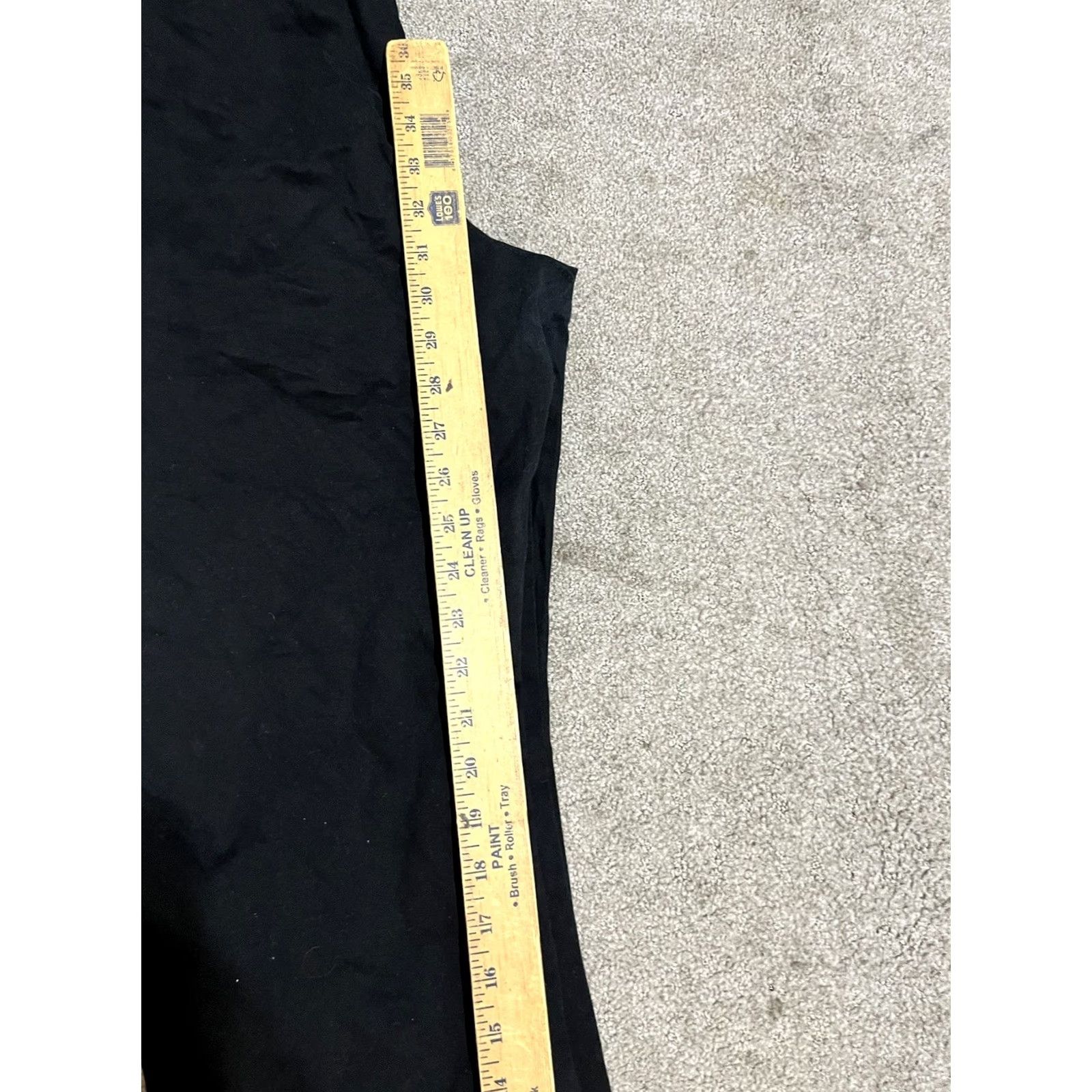 Old Navy Old Navy Pants Black Denim Straight Leg Flat Front 14 Womens Casual Formal 29in Inseam 100% Cotton Size 36" / US 14 / IT 50 - 6 Thumbnail