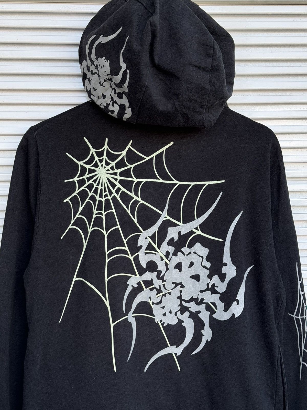 XX Agate Spider Web Punk Riot Poem Hoodies