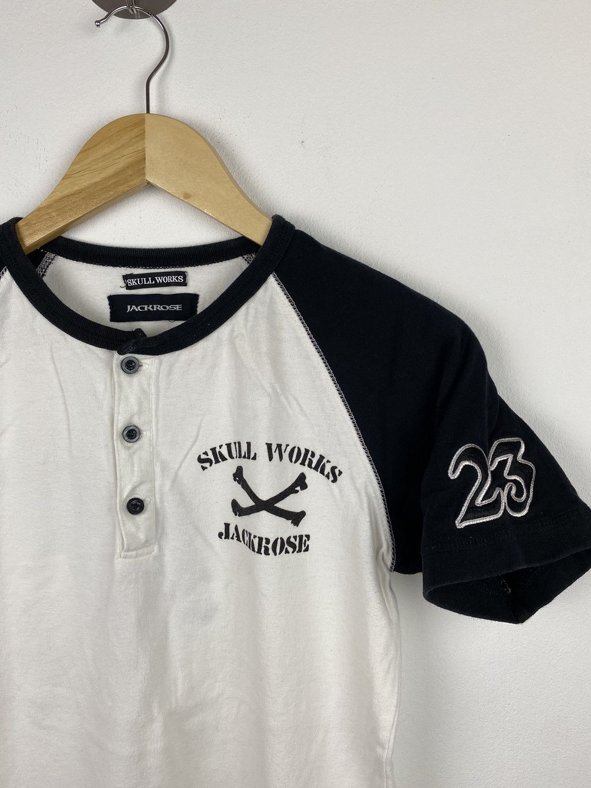 Skull Works by Jackrose Button T-shirt