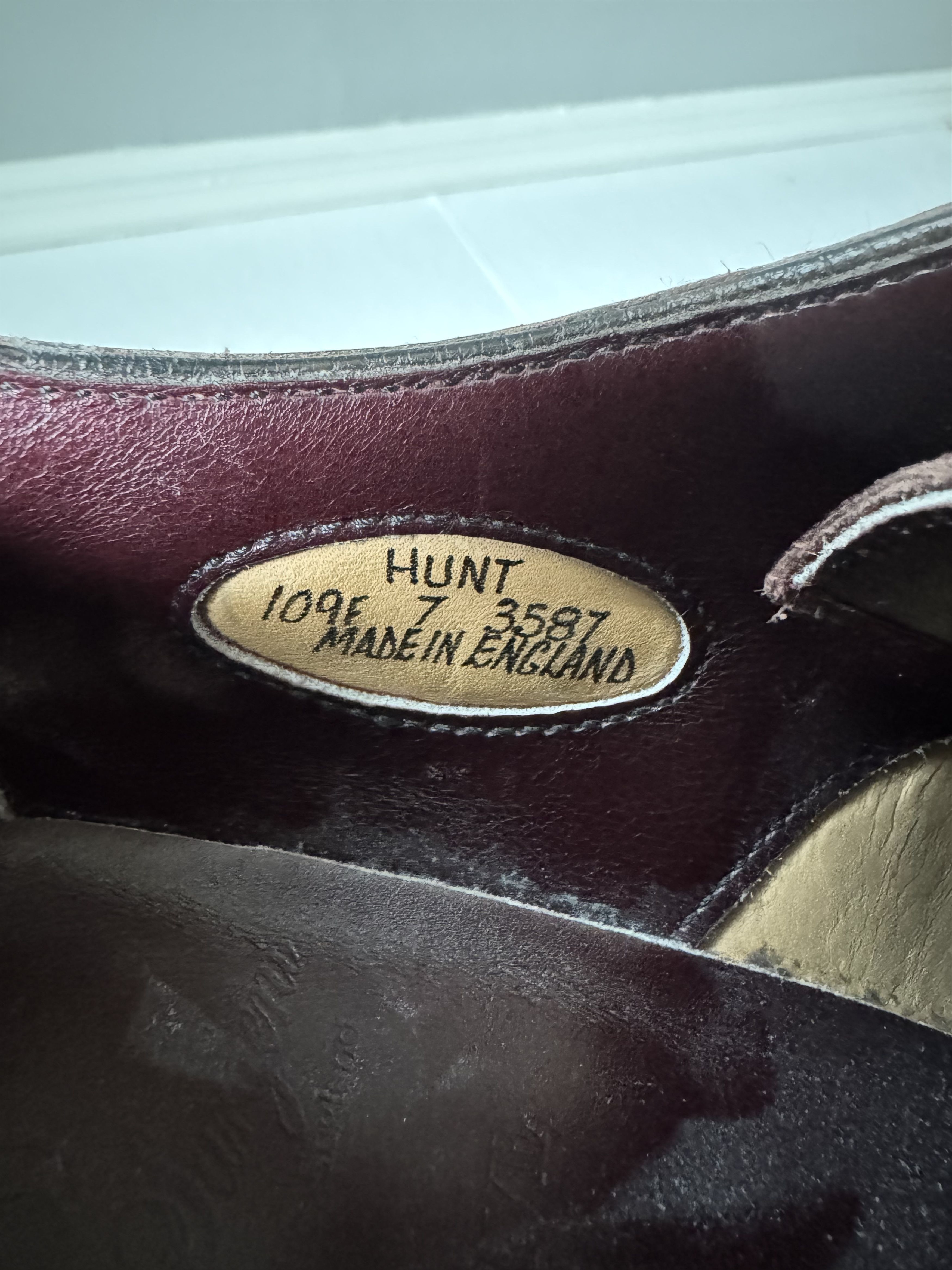 Alfred Sargent Russian Grained Brogues Burgundy Size US 8 / EU 41 - 7 Thumbnail