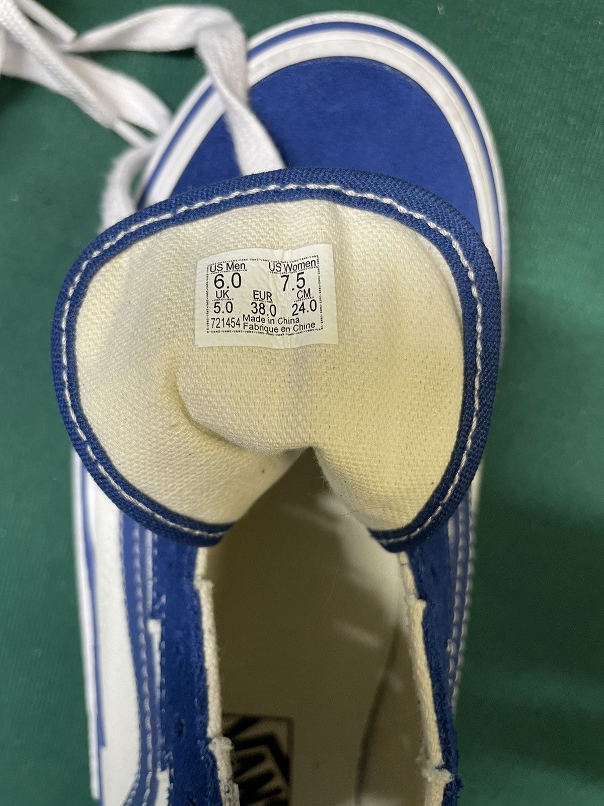 Vans Vans Blue Lightning (Size 6 Men / 7.5 Women) Size US 6 / EU 39 - 7 Thumbnail