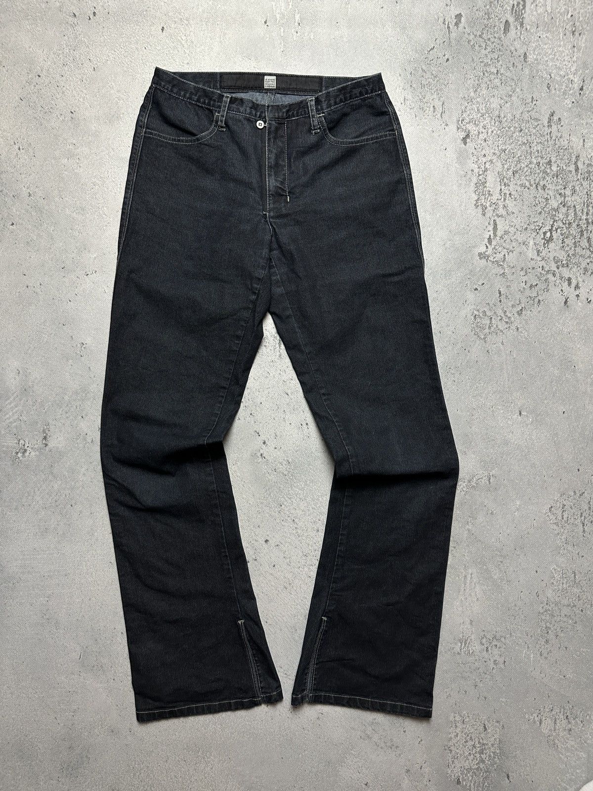 Marithe + Francois Girbaud Vintage Marithe Francois Girbaud Flared Jeans Pants Rare 90s Size 28" / US 6 / IT 42 - 1 Thumbnail