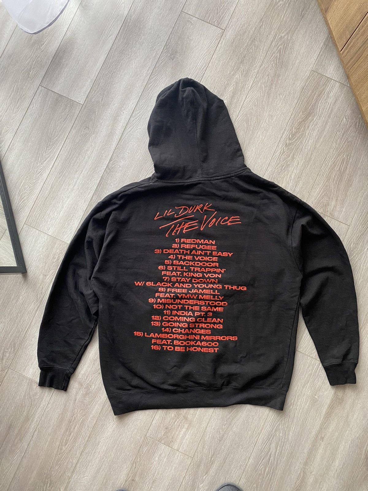 Vintage Vintage 2000s Y2K OTF Lil Durk The Voice Rap Album Hoodie Size US M / EU 48-50 / 2 - 5 Thumbnail