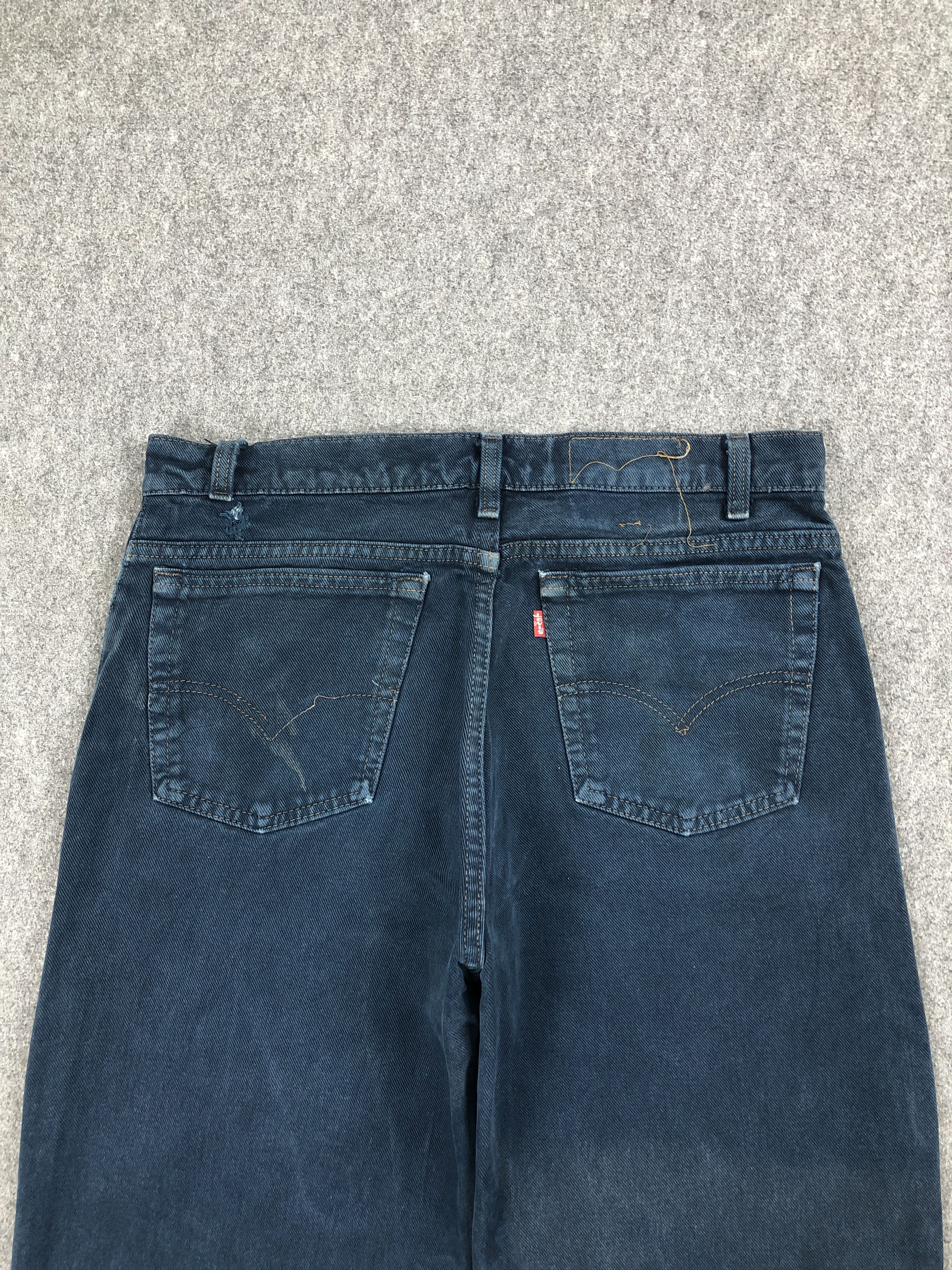 Levi's Vintage 90s Levis 550 Dark Blue Jeans DP2536 Size US 32 / EU 48 - 4 Thumbnail