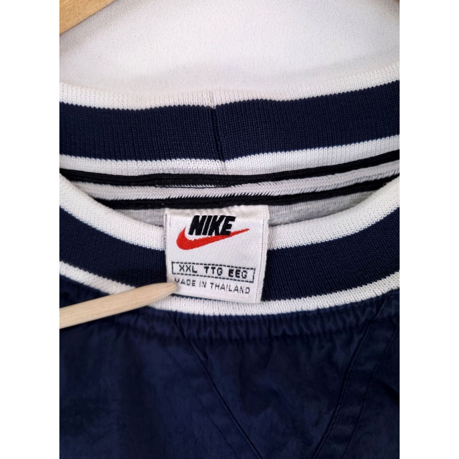 Nike Nike Pullover Windbreaker Casual Men XL Blue Orange Swoosh Size US XL / EU 56 / 4 - 2 Thumbnail