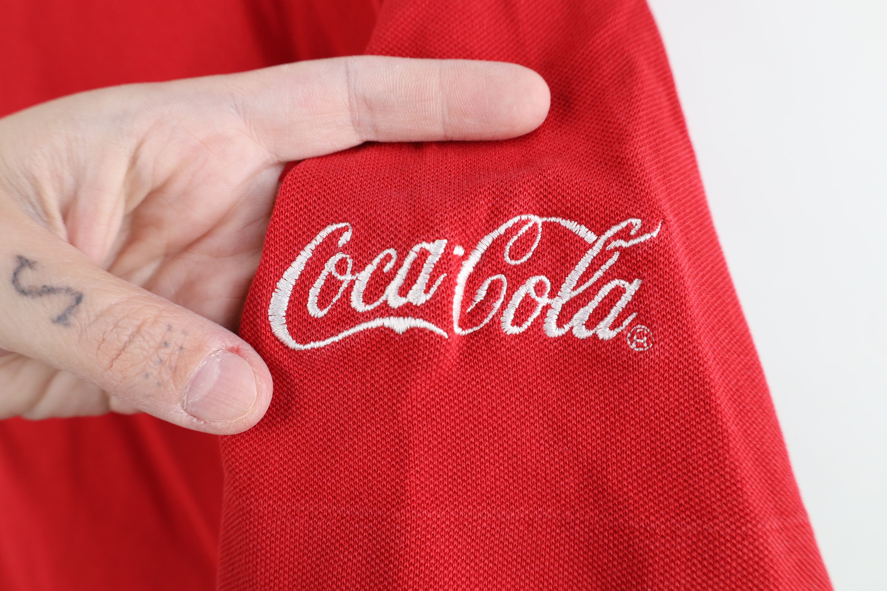Ralph Lauren Ralph Lauren AJGA Coca Cola Big Pony Golfing Polo Shirt Red Size US M / EU 48-50 / 2 - 5 Thumbnail