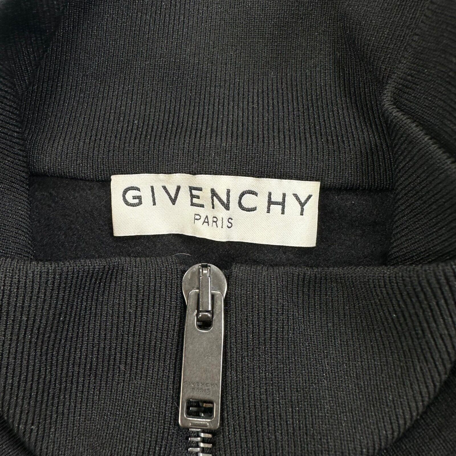 Givenchy Givenchy Size XL Black Track Jacket Taped Subtle Sleeve Logo Size US XL / EU 56 / 4 - 3 Thumbnail