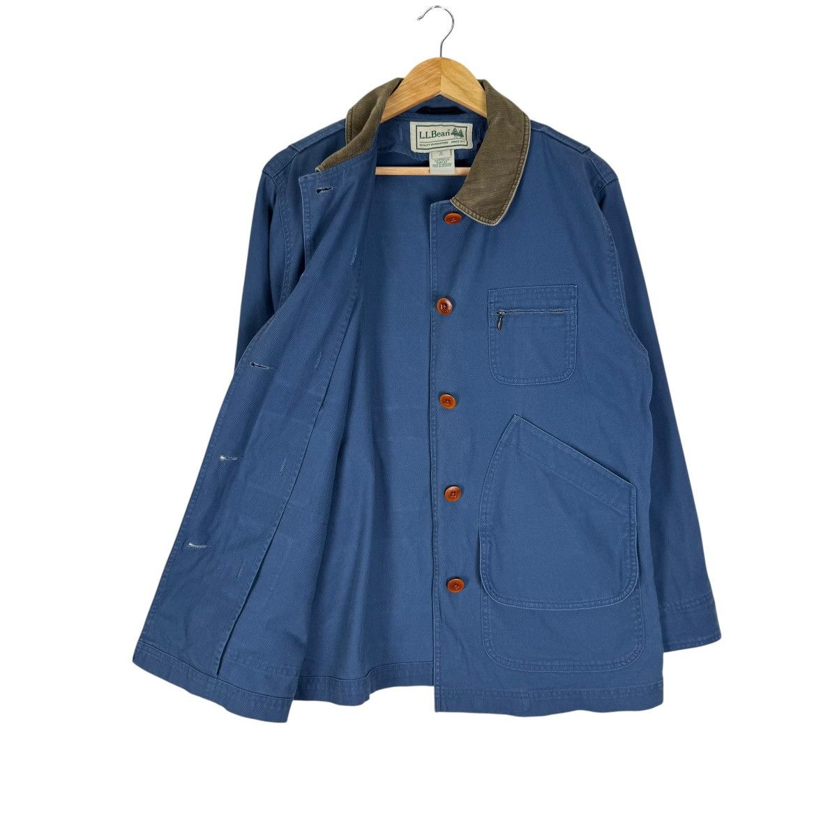 L.L. Bean 🔥LL BEAN CORDUROY COLLAR CHORE JACKET Size M / US 6-8 / IT 42-44 - 8 Thumbnail