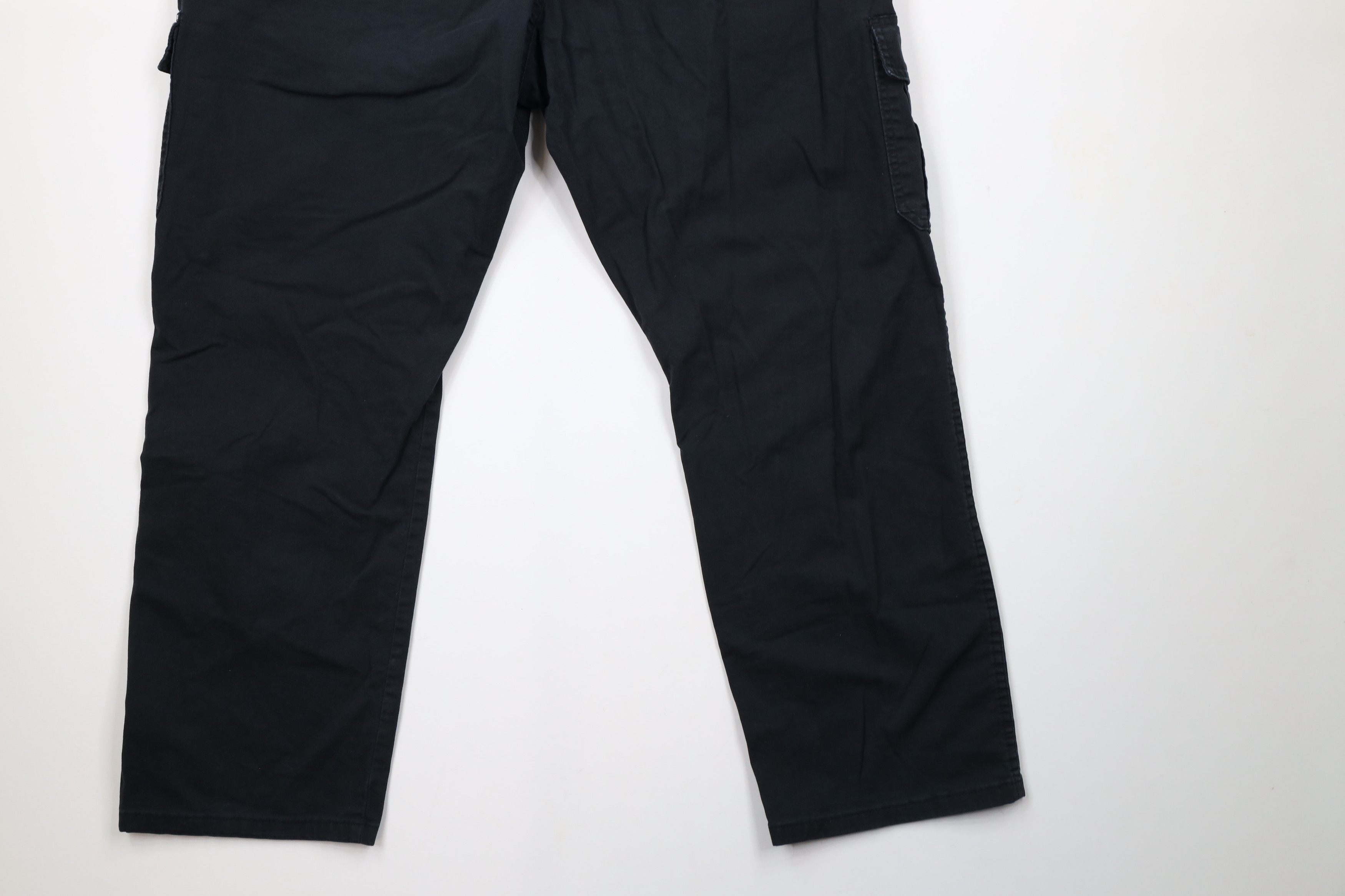 Vintage × Wrangler Vintage Y2K Wrangler Relaxed Fit Wide Leg Cargo Pants Black Size US 40 / EU 56 - 11 Thumbnail