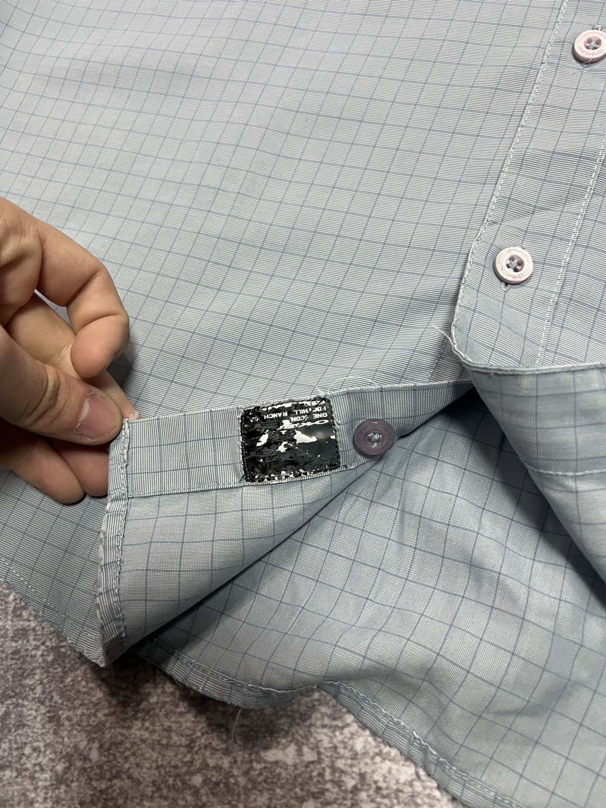 Oakley 90’s Oakley Shirt button up Rayon Metal Logo Size US L / EU 52-54 / 3 - 7 Thumbnail