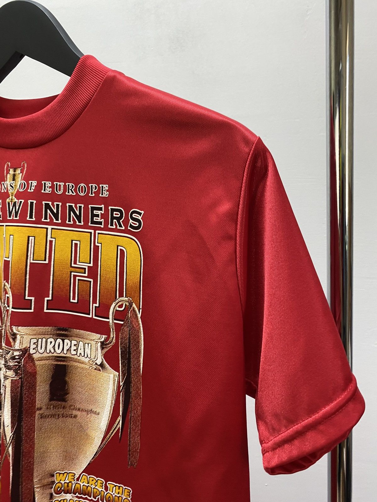 Vintage 1999 Manchester United Treble Winner T-Shirt Size US M / EU 48-50 / 2 - 14 Thumbnail