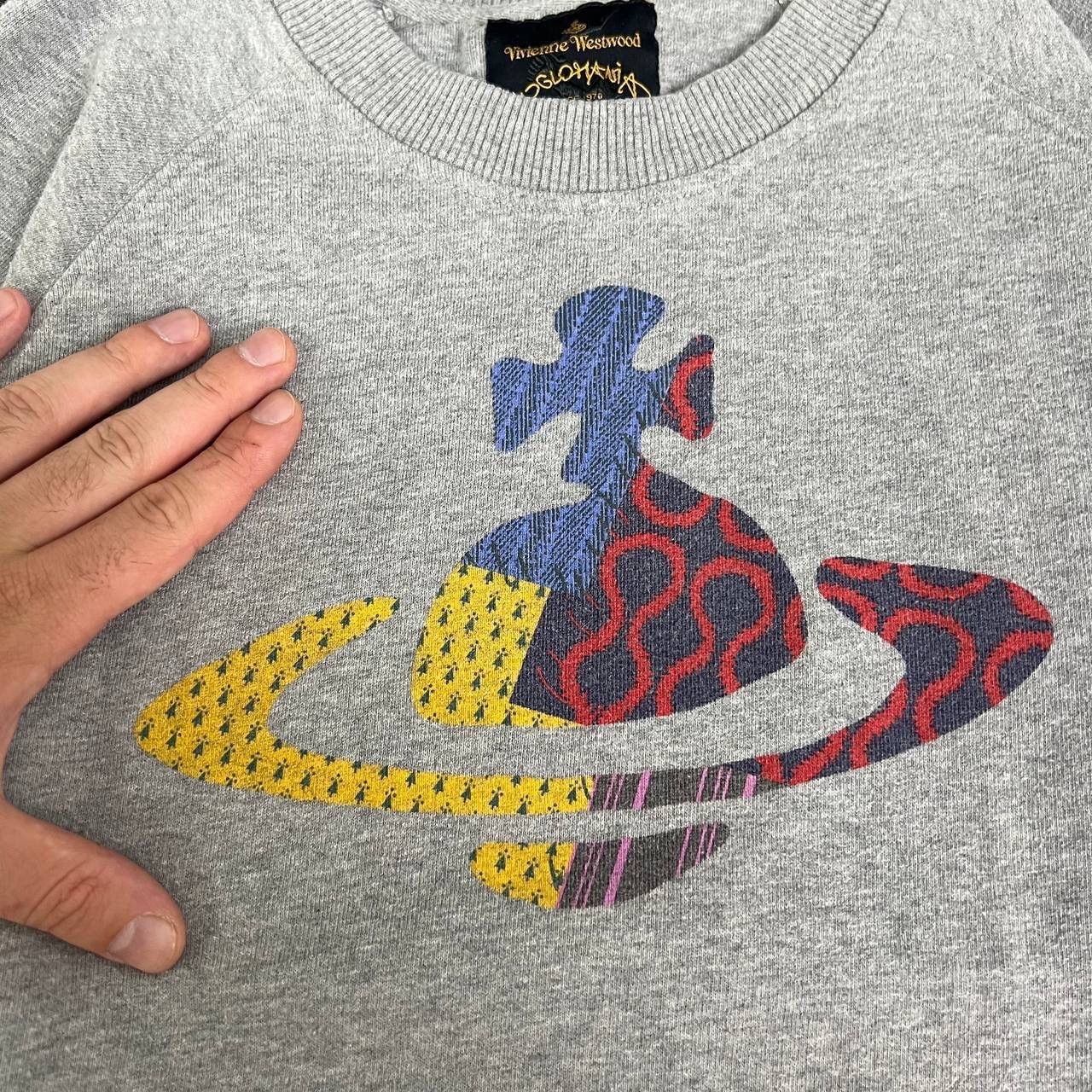 Vivienne Westwood Vivienne Westwood sweatshirt big logo designer avant garde Size US S / EU 44-46 / 1 - 4 Thumbnail