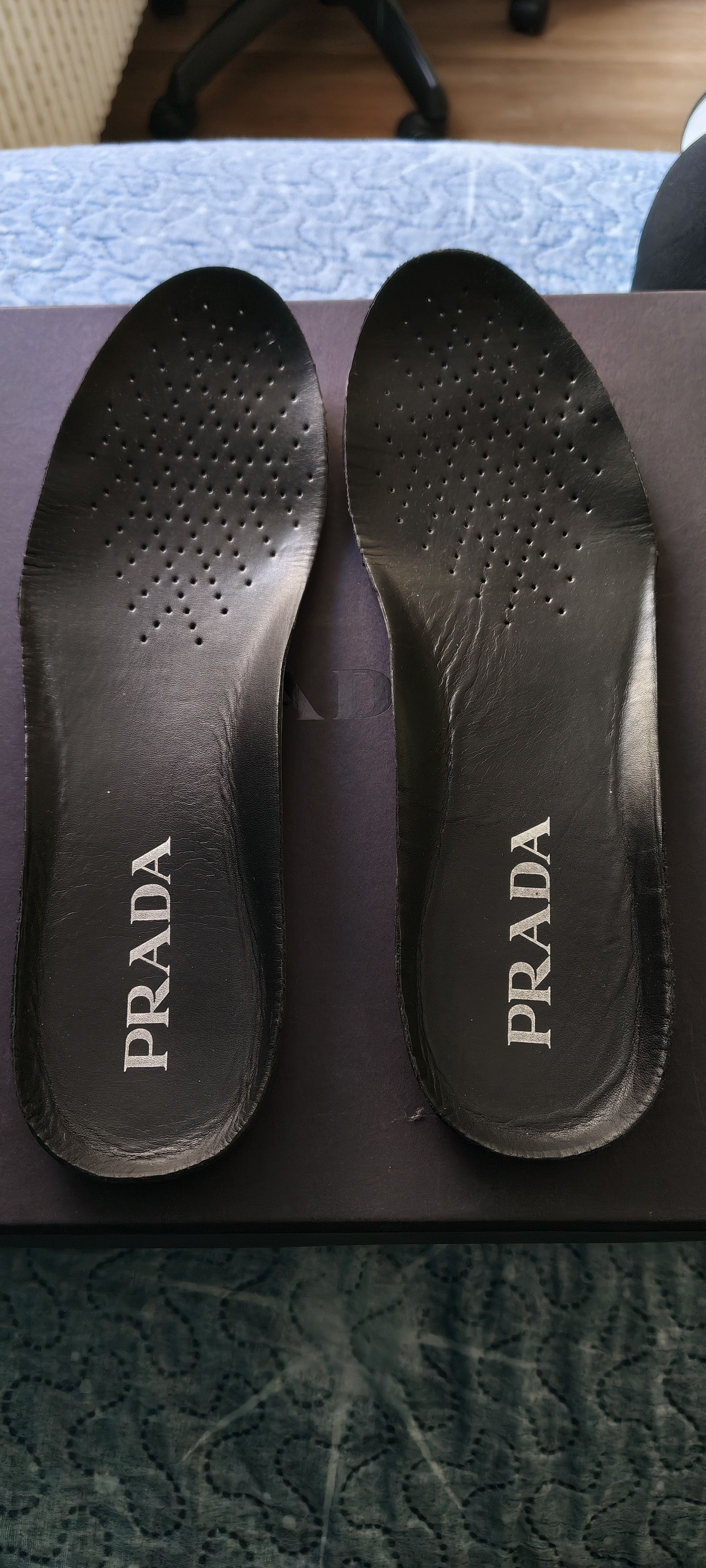 Prada Prada Black Canvas Sneakers Size US 7 / EU 40 - 10 Thumbnail
