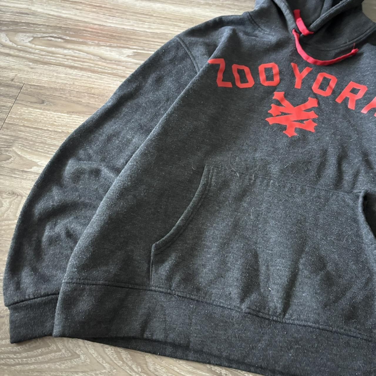 Zoo York Crazy Vintage Y2K/2000s Grunge Zoo York Skater Pullover Hoodie! Size L Size US L / EU 52-54 / 3 - 3 Thumbnail