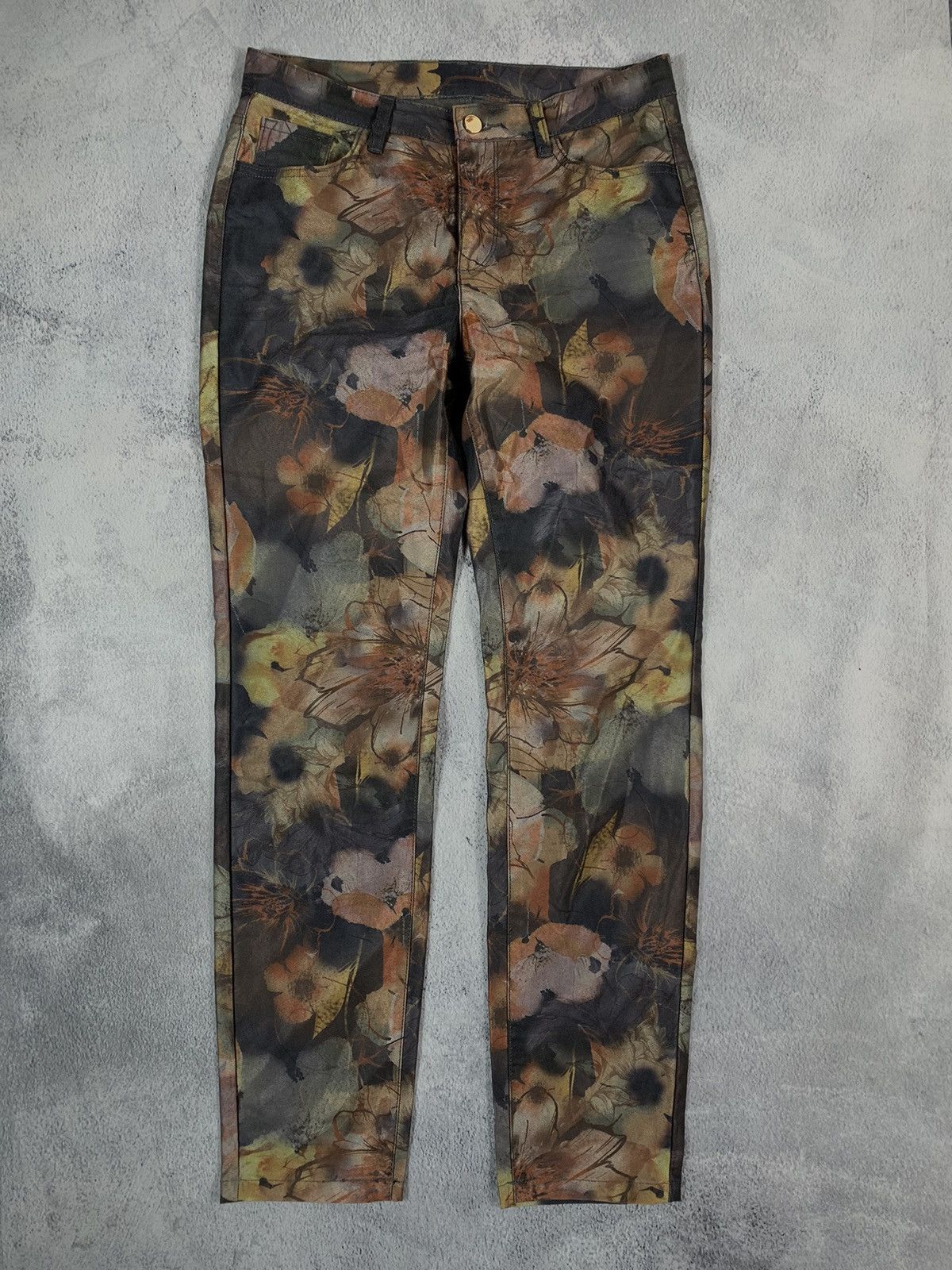 Other Vintage Y2K Japanese floral denim jeans pants streetwear Size 30" / US 8 / IT 44 - 1 Thumbnail