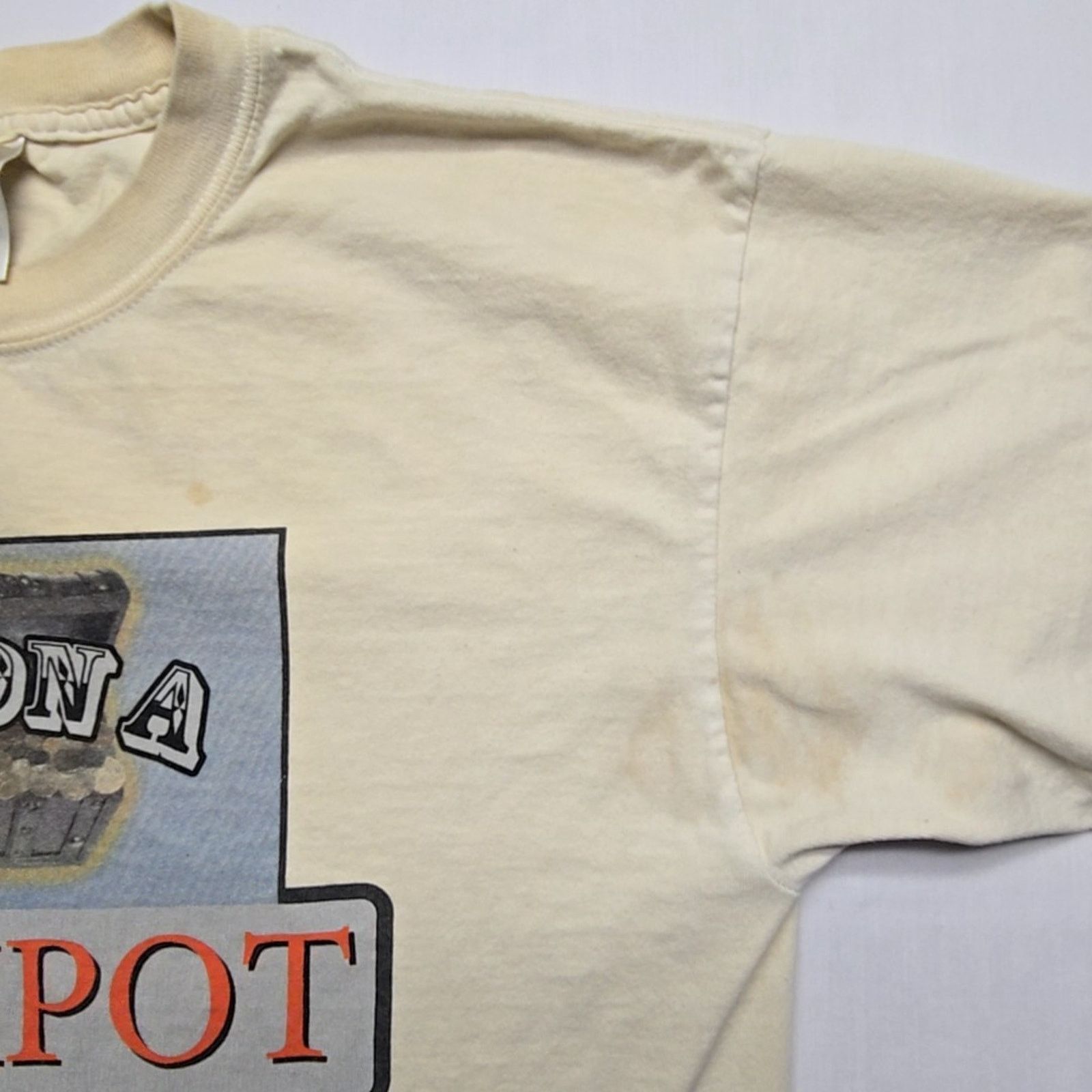 Gildan Midnight Rose Casino Colorado Shirt Cream M Jackpot Winner Size US M / EU 48-50 / 2 - 6 Thumbnail