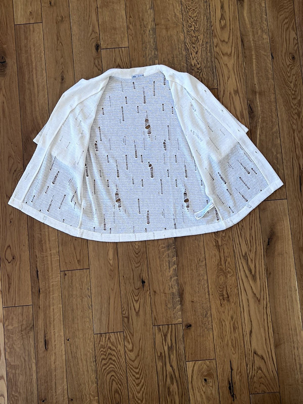 Japanese Brand × Vintage × Zara White Button-Up Shirt - Zara Man Size US L / EU 52-54 / 3 - 11 Thumbnail