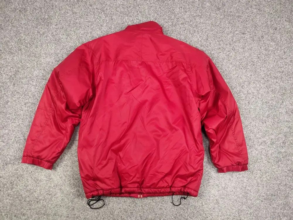 Tommy Hilfiger Vintage 90s Tommy Hilfiger Bright Red Fleece Lined Jacket Size US M / EU 48-50 / 2 - 5 Thumbnail