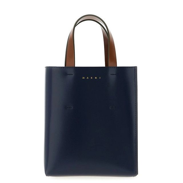 Marni MARNI Museo Mini Blue/Gray Top Handle Bag New & Authentic Size ONE SIZE - 1 Thumbnail