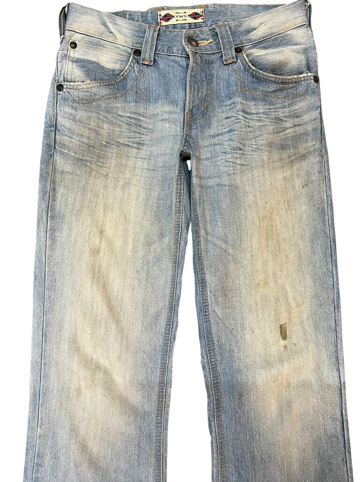 Beauty Beast × Edwin Vintahe Edwin XV Flare Faded Mudwash Denim Size US 30 / EU 46 - 2 Thumbnail