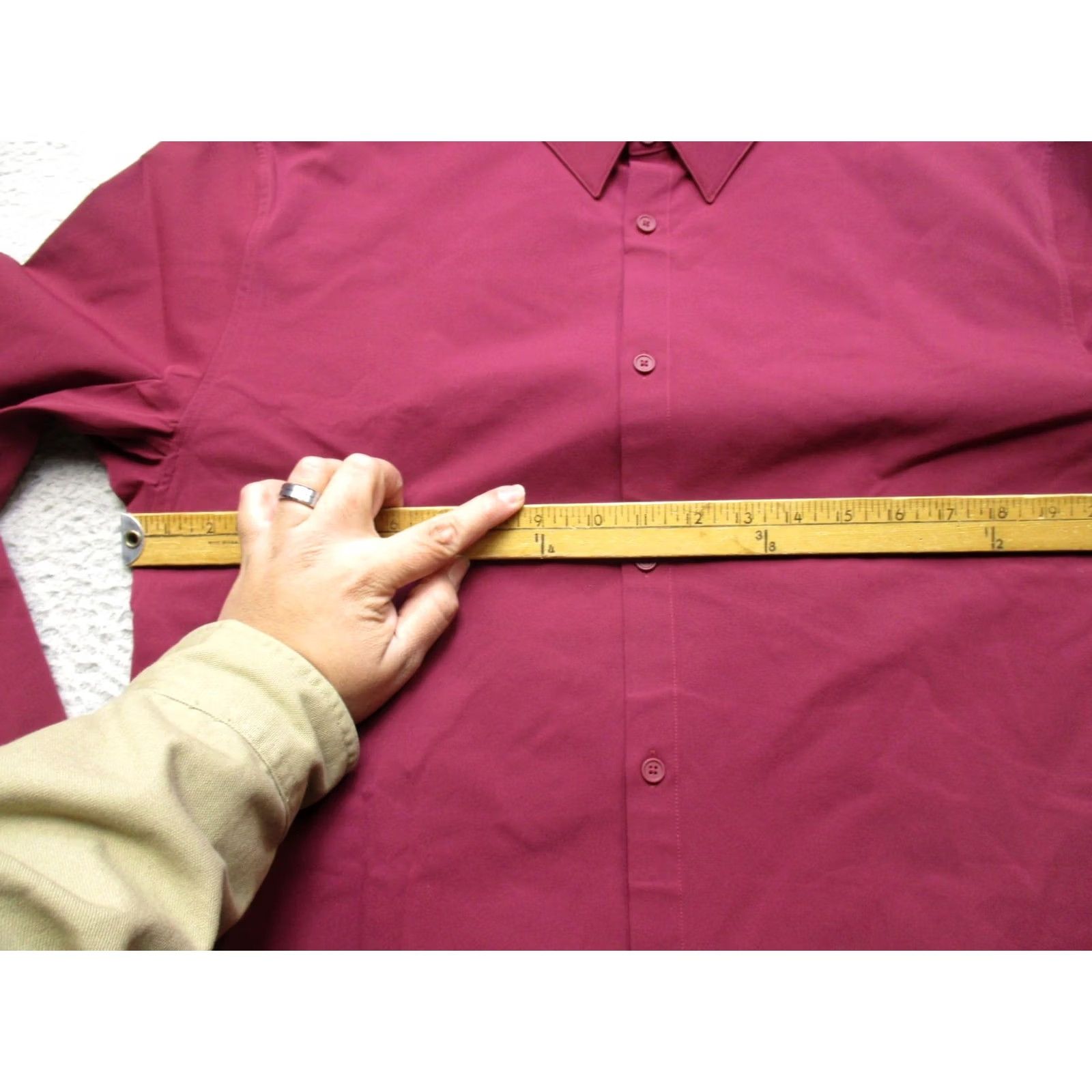 Lululemon Lululemon Shirt Mens Red Button Up Performance 2XL Size US XXL / EU 58 / 5 - 5 Thumbnail