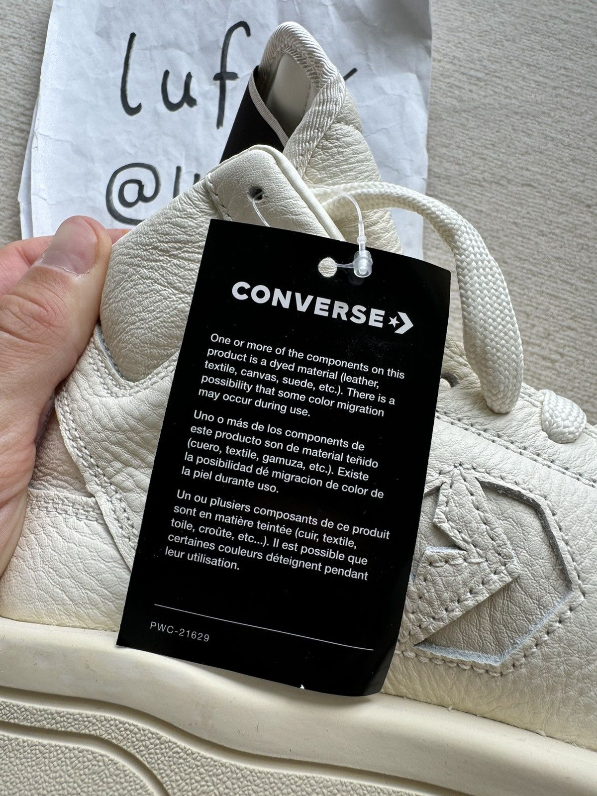 Converse × Rick Owens Drkshdw NEW | TURBOWPN DRKSHDW X CONVERSE WOMENS WHITE/MILK Size US 7 / IT 37 - 9 Thumbnail