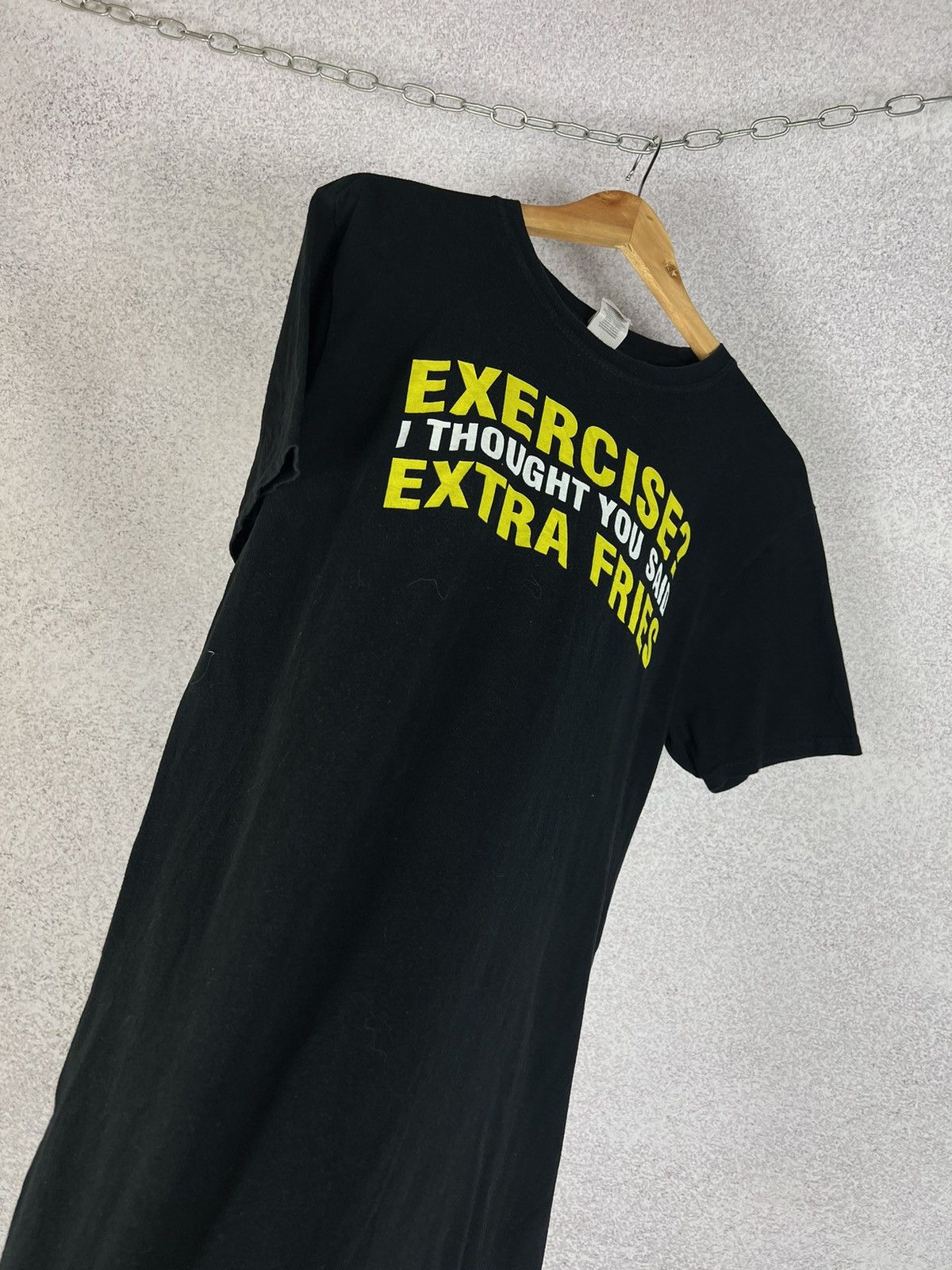 Vintage Vintage Humor Y2K Tee Fitness Sport Funny T-Shirt Size US L / EU 52-54 / 3 - 3 Thumbnail