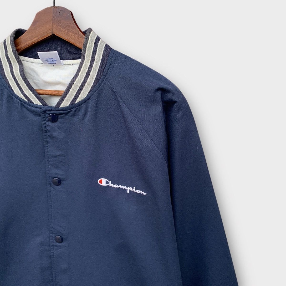Champion Champion Windbreaker Snap Button Bomber Jacket Size US L / EU 52-54 / 3 - 7 Thumbnail