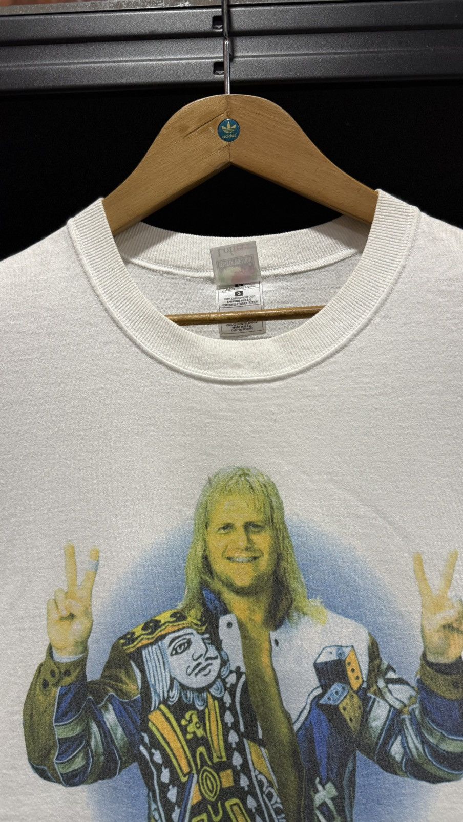 Vintage Vintage Johnny Ace King Of Aces NJPW Tee Size US L / EU 52-54 / 3 - 5 Thumbnail