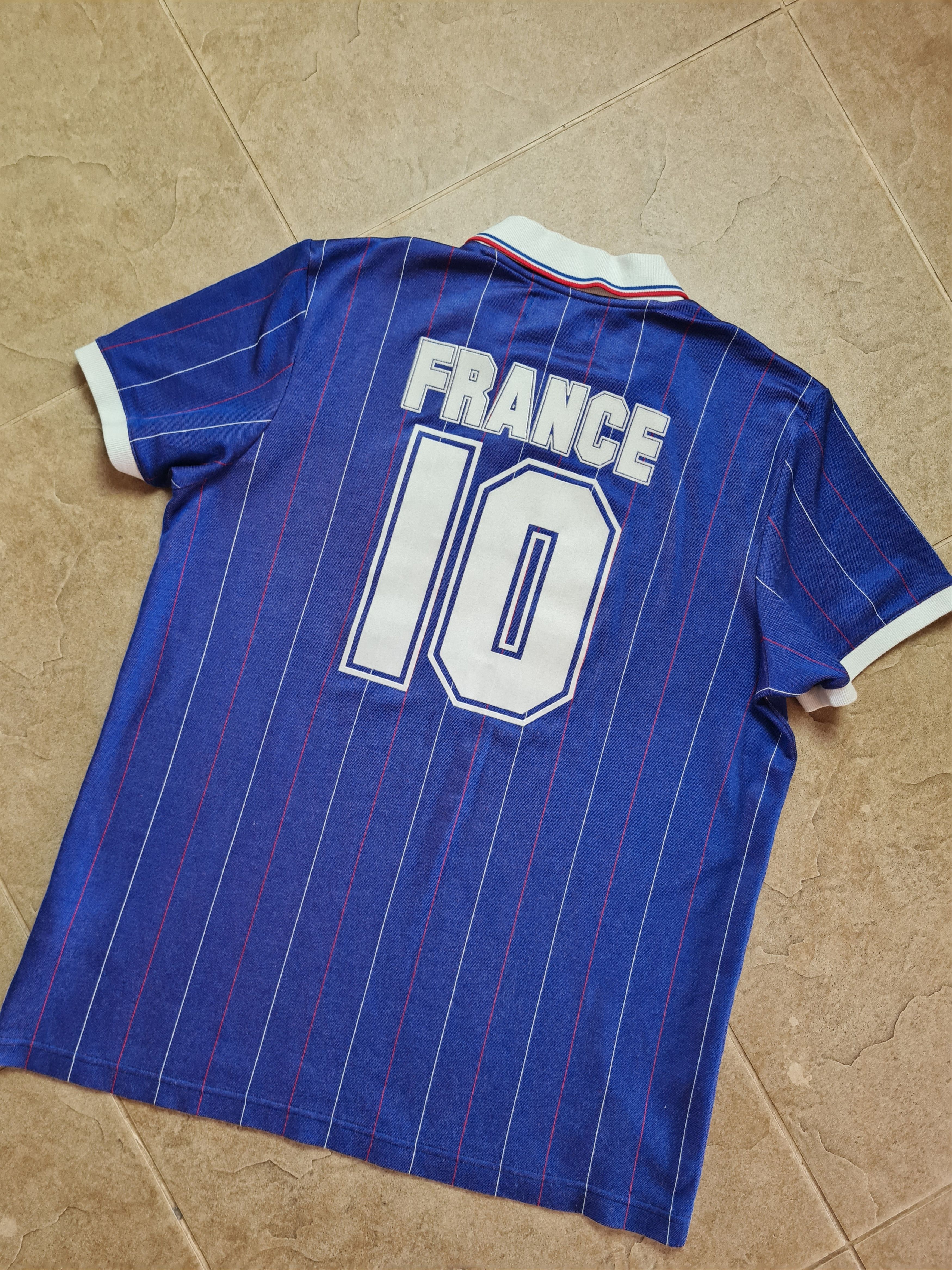Adidas Vintage Retro Soccer Jersey France Football Shirt Adidas #10 Size US L / EU 52-54 / 3 - 21 Thumbnail