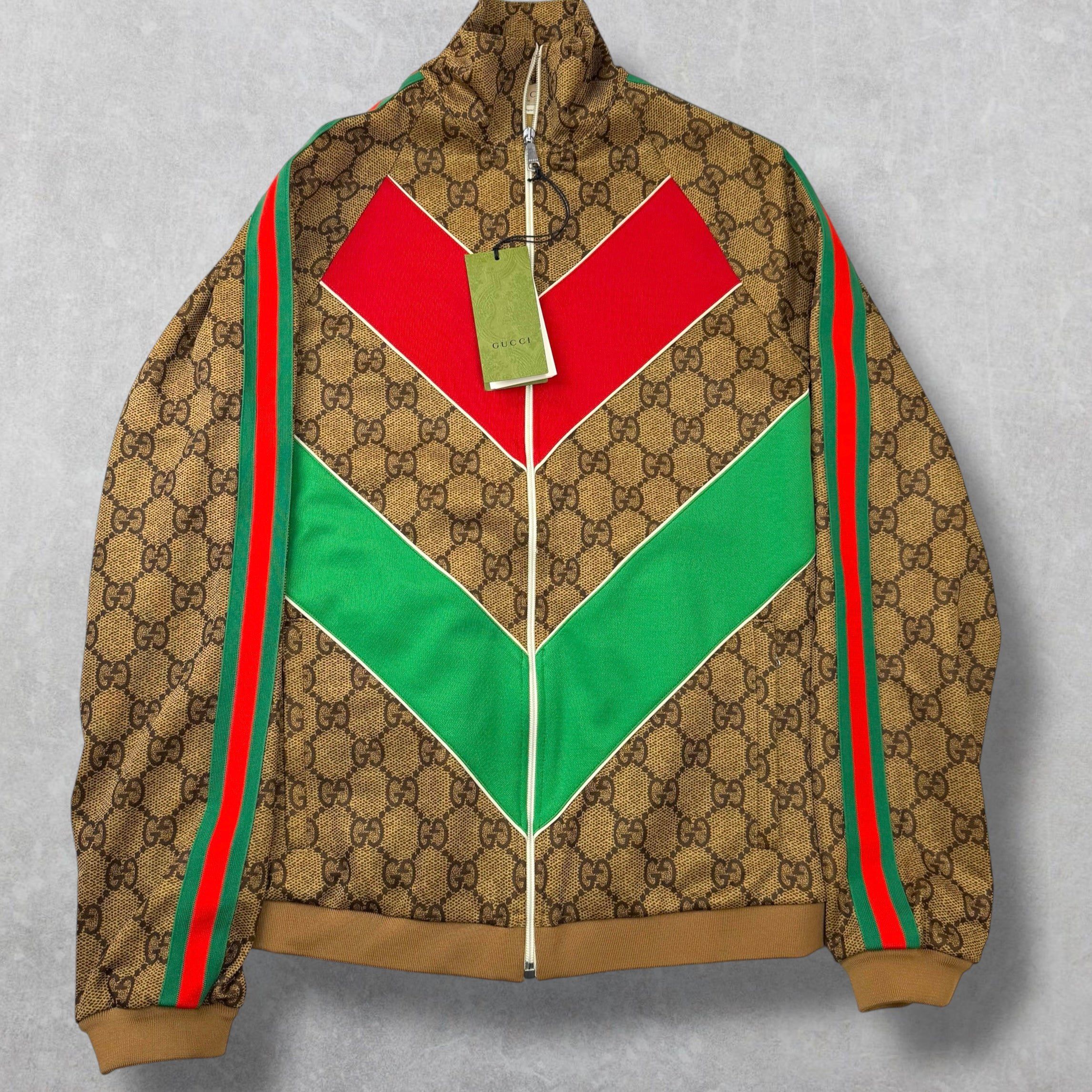 Gucci Gucci GG Supreme Track Jacket Size XL Size US XL / EU 56 / 4 - 1 Thumbnail